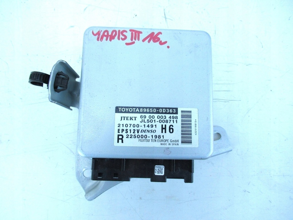 фото №1, Модуль усилителя toyota yaris iii 2011-2017 rok 89650-0d363
