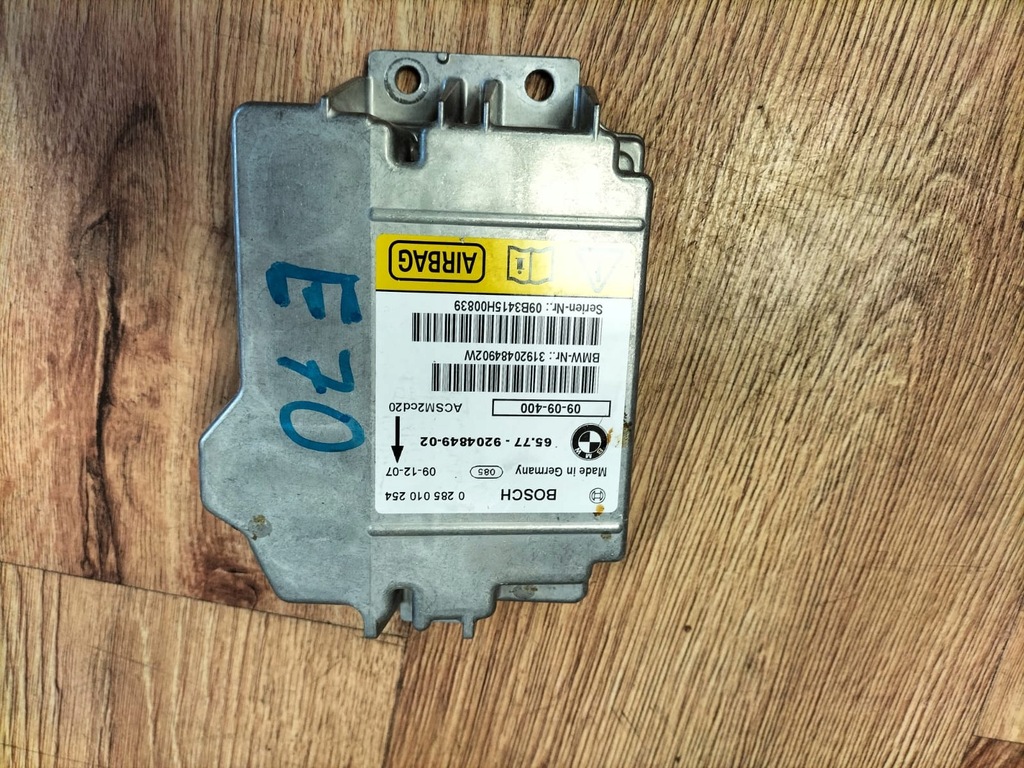 фото №6, Bmw x5 e70 подушка безпеки подушки безпеки натягувачі датчик