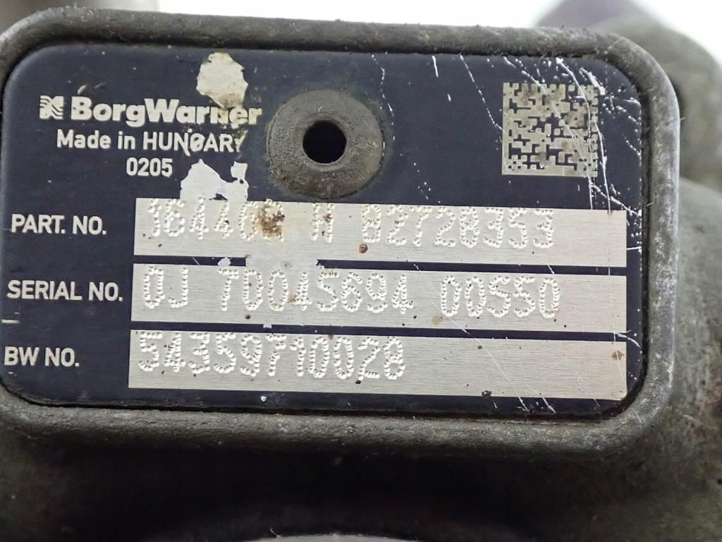 фото №5, Турбина регулятор h82728353 renault captur i clio iv 1.5 dci 75km 13r