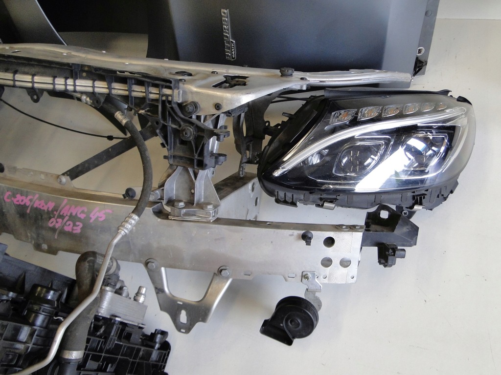 фото №12, Mercedes c w205 205 замок капот w pas 43 amg