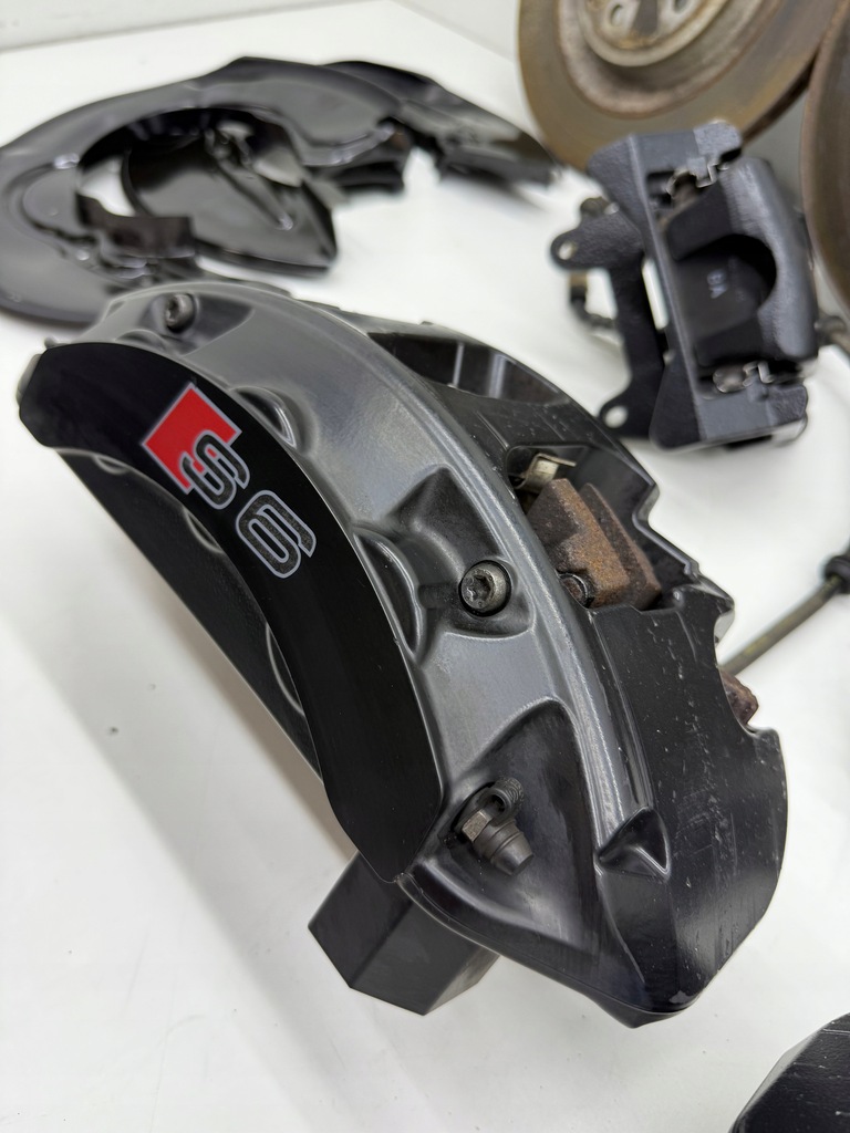 фото №6, Audi s6 c7 супорт супорти + гальмівні диски захист гальмівні комплект swap a6 s7 rs6