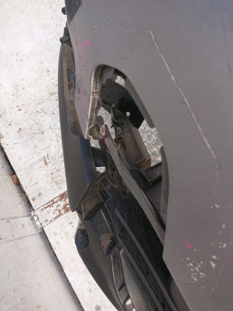 фото №13, Renault captur 1 lift 17- бампер передний перед