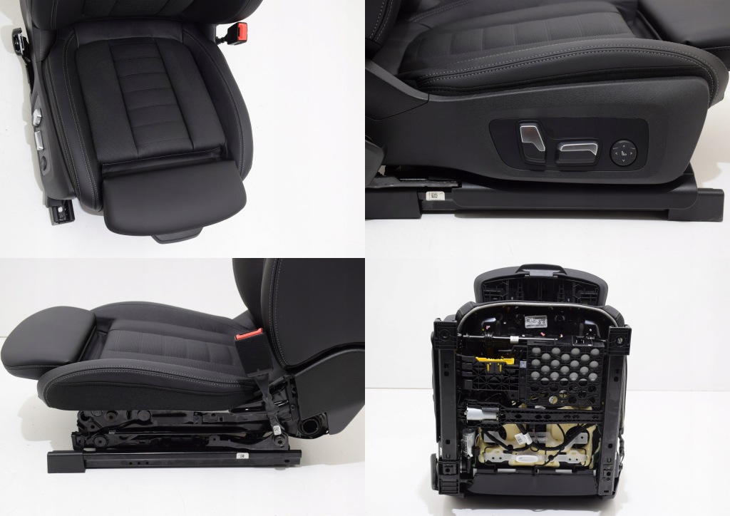 фото №8, Bmw x4 g02 lci оббивка сидіння заднє сидіння шкіра czarna вентиляція обігрів