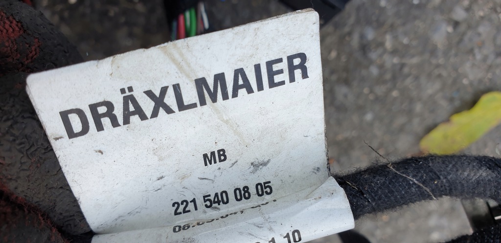 фото №12, Джгут електропроводка роз'єми панелі консолі mercedes s w221 оригінальний номер eu