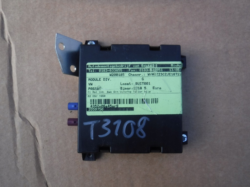 фото №1, Модуль блок керування gps vw passat b8 3559750