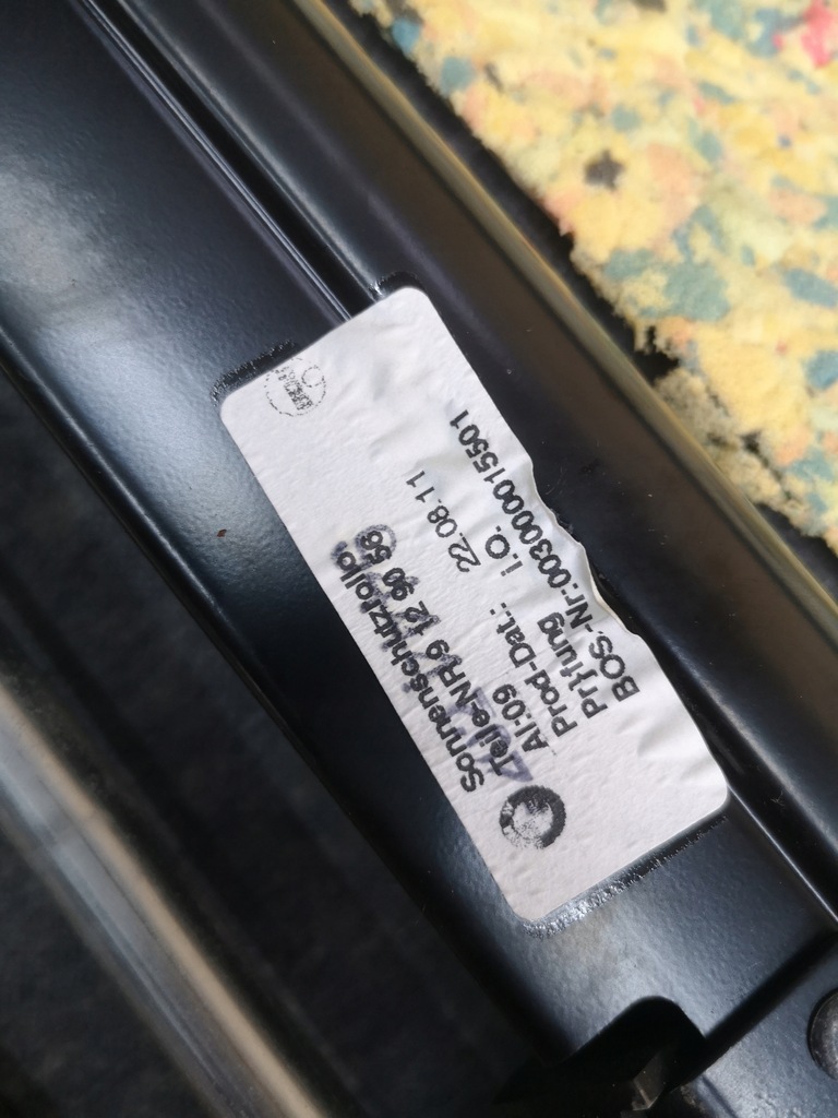 фото №11, Bmw 7 f02 полка задняя шторка