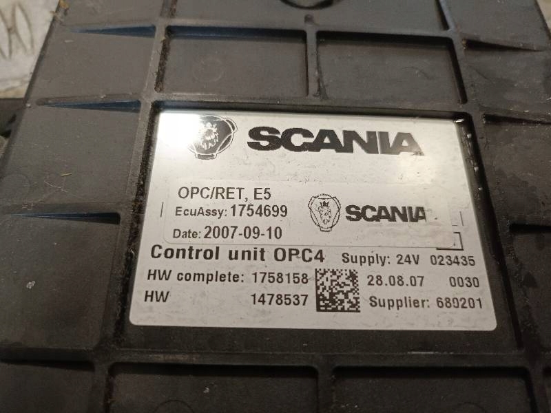 фото №1, Бортовой компьютер блок управления opc/ret e5 scania r 1754699