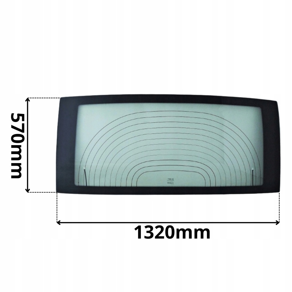 фото №1, Стекло задняя cała w крышка fiat doblo i 01-2010 0425