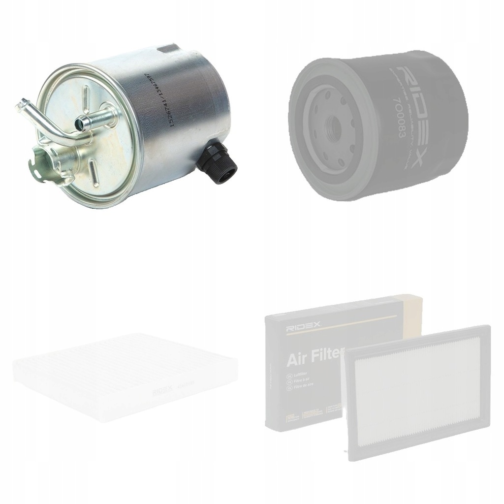 фото №2, Набор фильтров ridex 4055f12449 do nissan x-trail t30