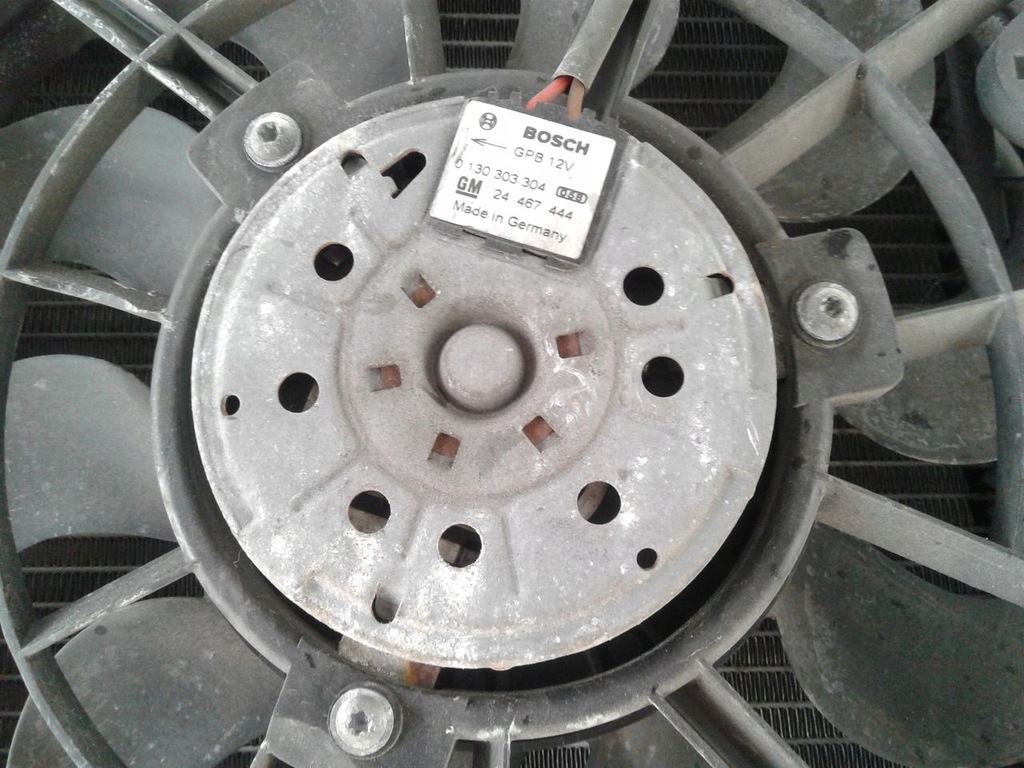 фото №15, Радіатор вентилятори комплект opel zafira 1,9 dti