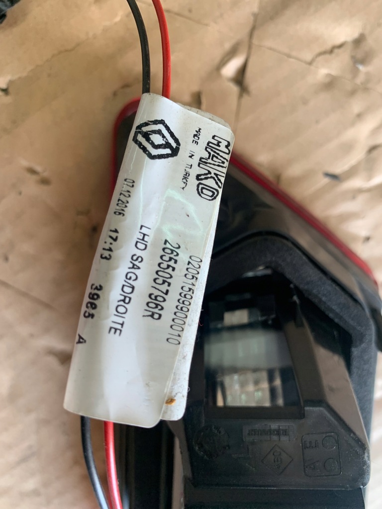 фото №3, Лампа задняя clio iv правая