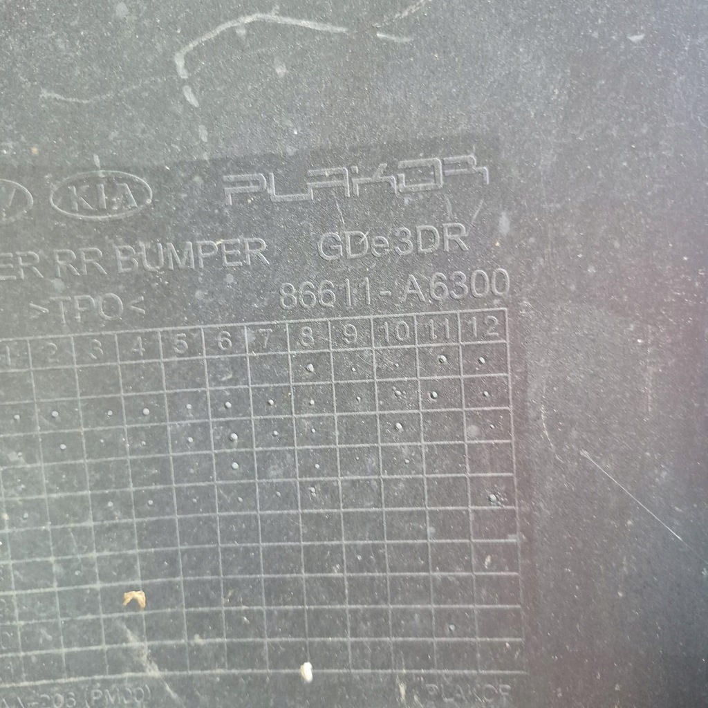 фото №11, Hyundai i30 ii coupe 12- бампер задняя задний bez pdc 86611-a6300