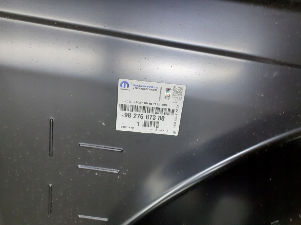 фото №6, Блок двигателя порог правый berlingo rifter proace city 2019- 9827687380 orygin