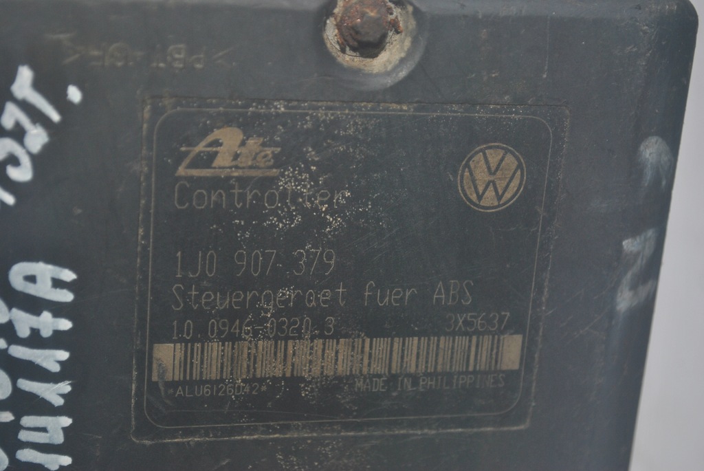 фото №7, Насос тормозная abs audi a3 8l 1.9 tdi 1j0614117a 1j0907379