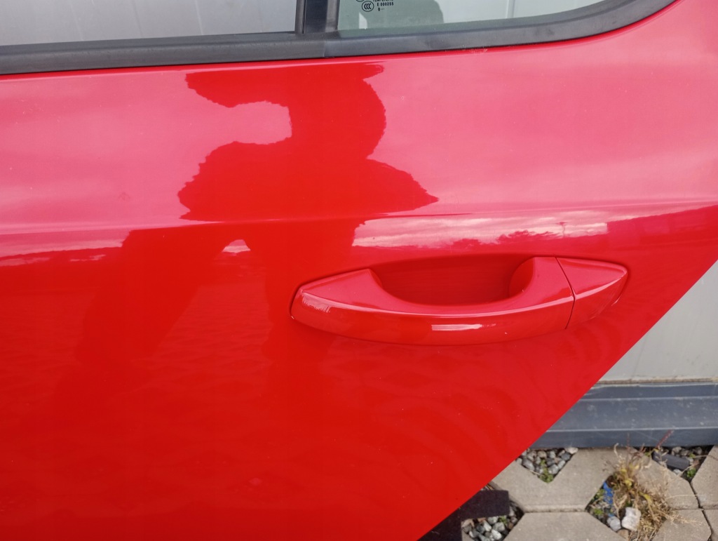 фото №8, Двері лівий задня червоні skoda octavia iii lift lf3k