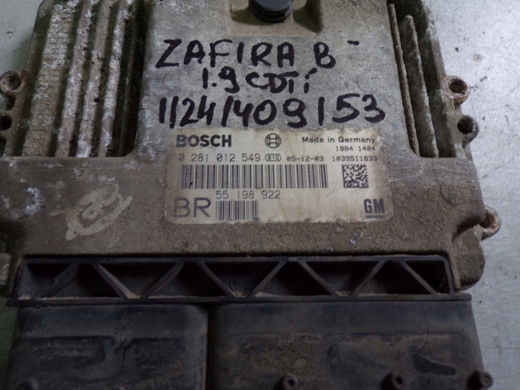 фото №2, Бортовий комп'ютер opel zafira b bosch 0281012549