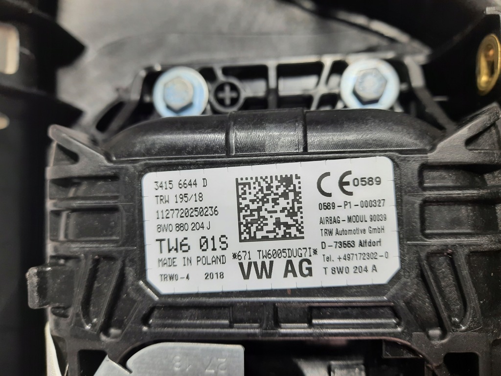 фото №11, Audi a5 18- панель приладів приладова панель приладів подушка 8w1857001l usa