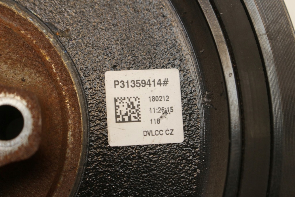 Шкив коленчатого вала коленчатого 31359414 volvo v60 2.0 t с Разборки