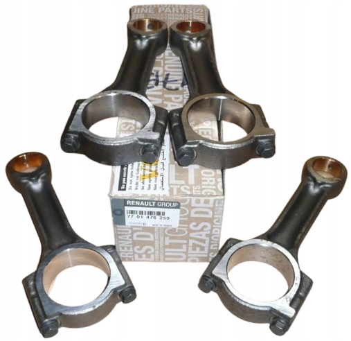 фото №1, 7701476250 renault шатуни kpl.4 szt.r megane ii 1.9dci оригінальний номер