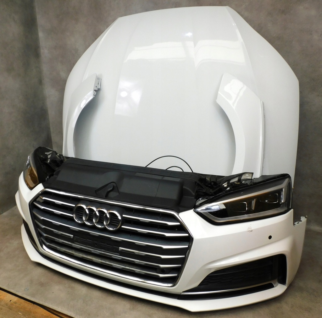 Audi a5 8w6 s line перед бампер фари капот крила ремінь full led Недорого