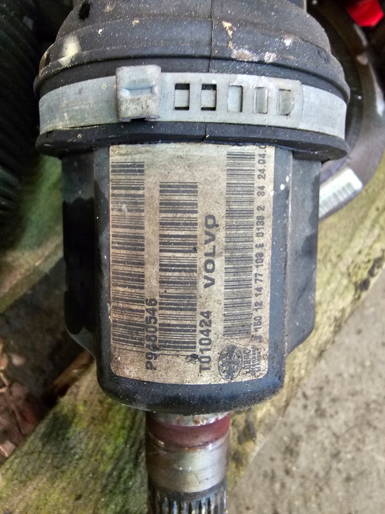 фото №1, Volvo s60 v70 ii 2.4 приводной вал левая p9480546 автоматическая коробка передач