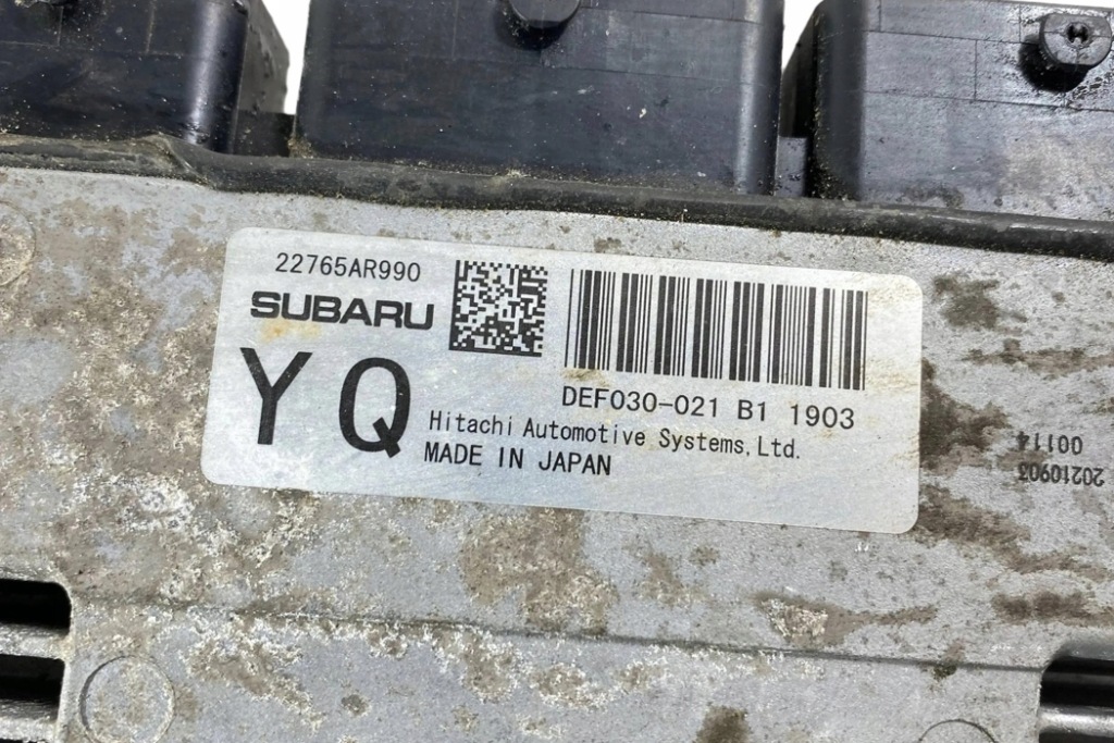 Бортовий комп'ютер двигуна ecu subaru outback bs 22765ar990 2.4l бензиновий 191kw Київ