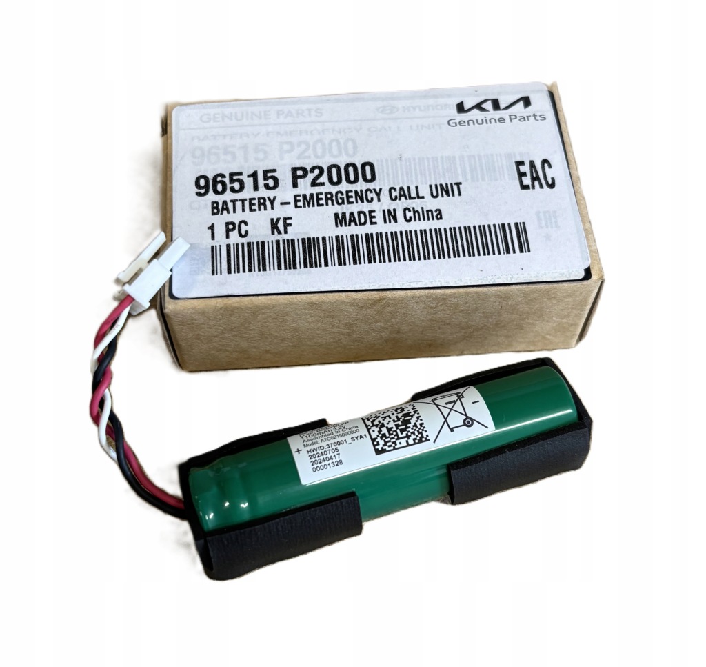 фото №1, Акумулятор модуля з'єднання аварійного ecall оригінальний номер 96515p2000 hyundai kia