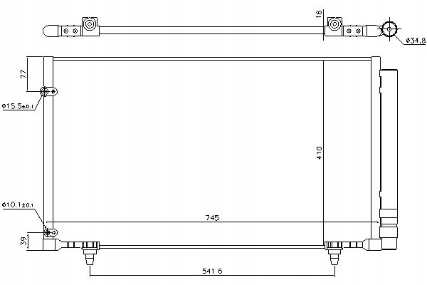 фото №1, Nissens конденсатор кондиціонера lexus rx 350 awd g