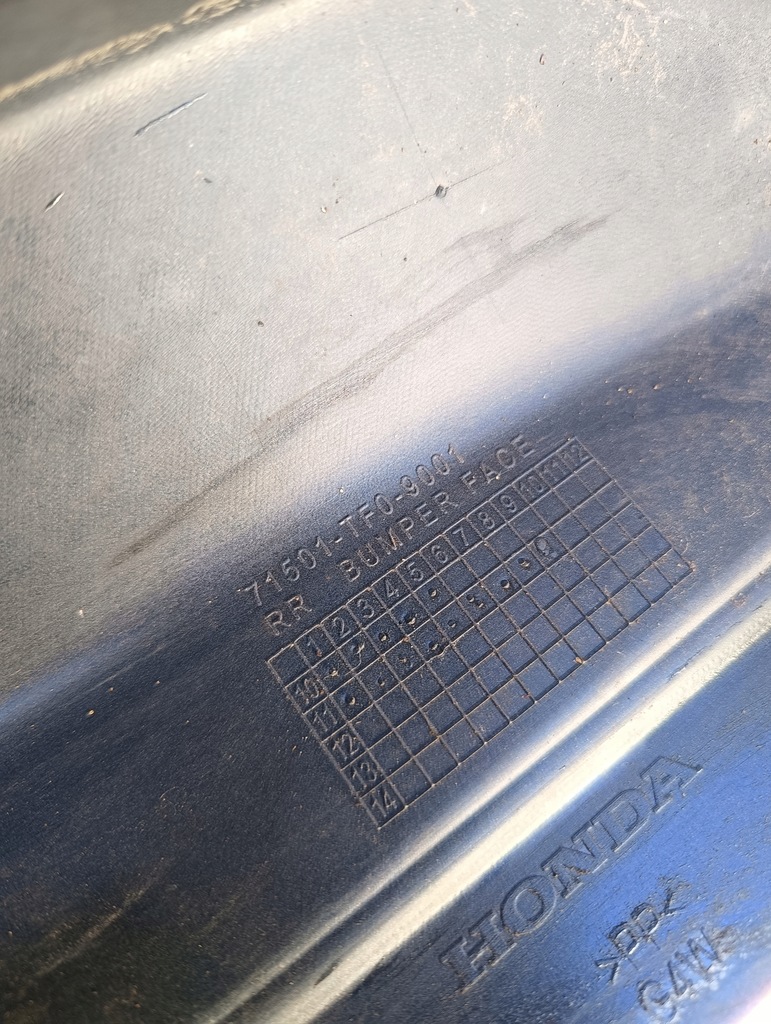 фото №16, Бампер задняя задний honda jazz iii 11-15r.