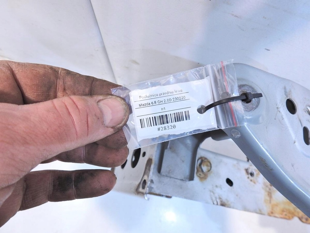 фото №6, Лонжерон левый перед 22v mazda 6 ii gh