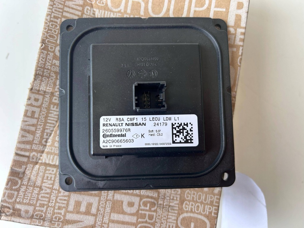 фото №3, Renault megane kadjar перетворювач модуль led 260559976r оригінал