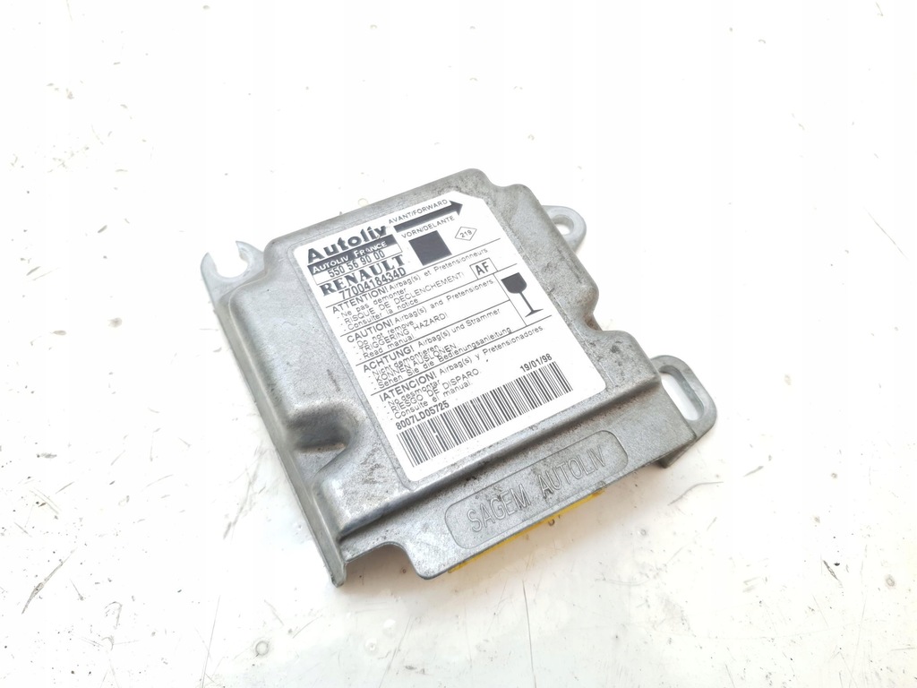 фото №1, Модуль подушок air bag renault scenic