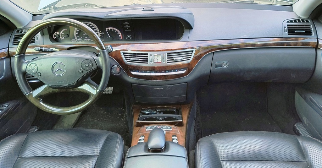 фото №13, Капот крышка двигателя решётка радиатора решётка радиатора радар петля mercedes w221 lift 775 775u