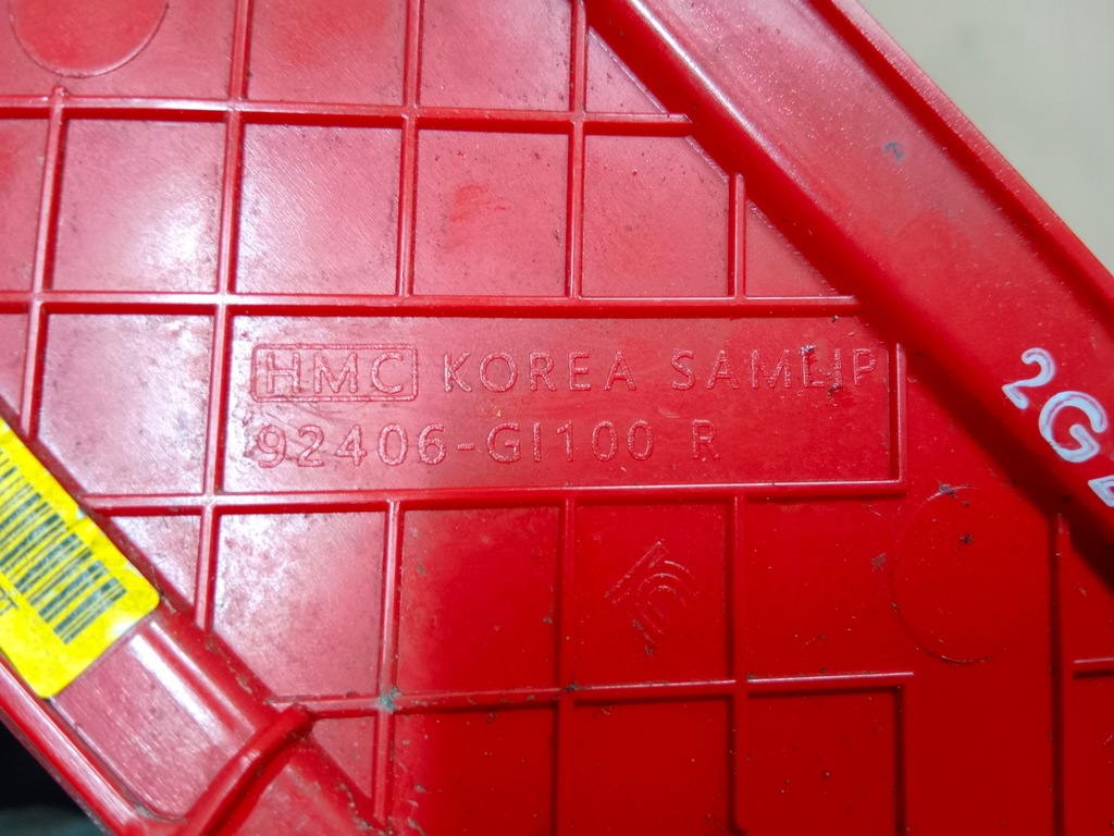 фото №5, Відбивач бампера задня задній правий hyundai ioniq 5 v 92406-gi100r