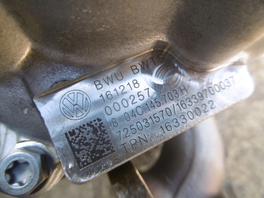фото №5, Турбонагнітач 04c145703h vw audi skoda 1.0tsi