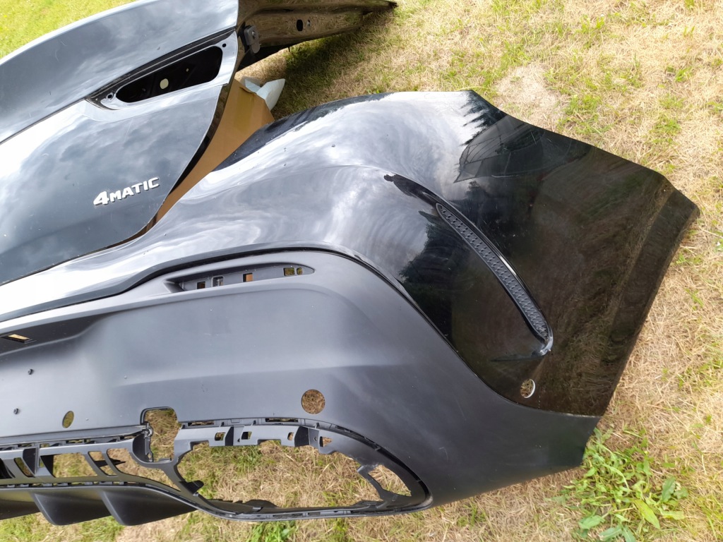 Задняя крышка багажника + бампер amg mercedes gle w167 167 купе czarna оригинал  cała Киев