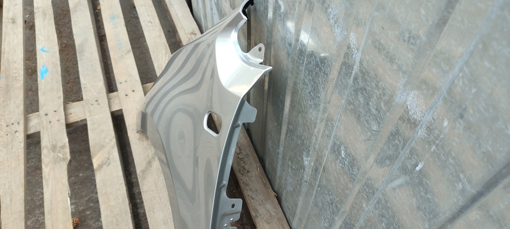 фото №10, Крыло левый перед skoda citigo od 05.12r отверстие поворотник lb7w