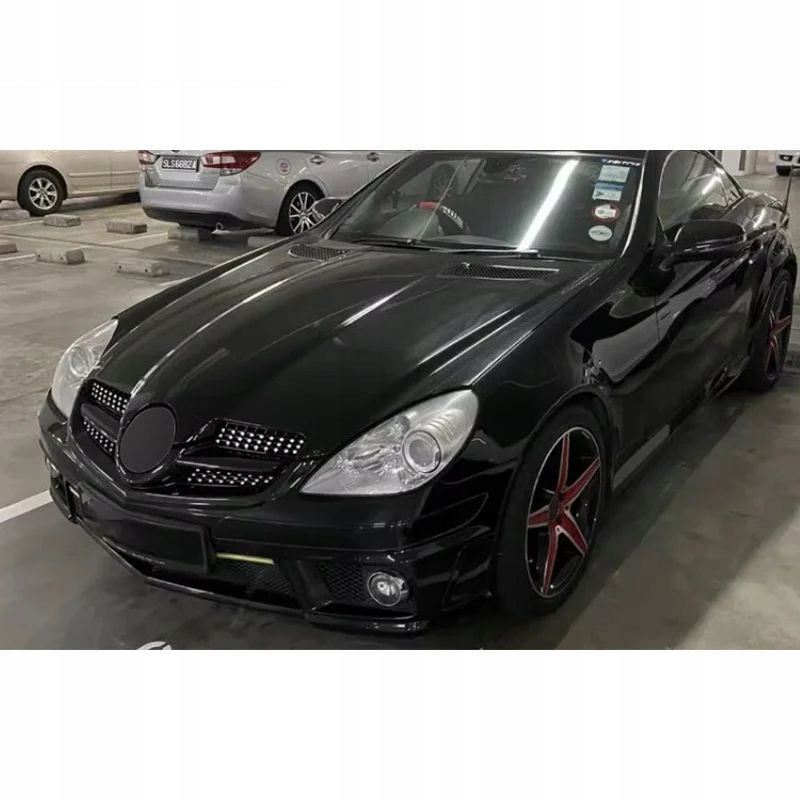 фото №10, Решётка радиатора решётка радиатора mercedes slk r171 slk200 300 350 slk55 2008-2010 впуск , решётка