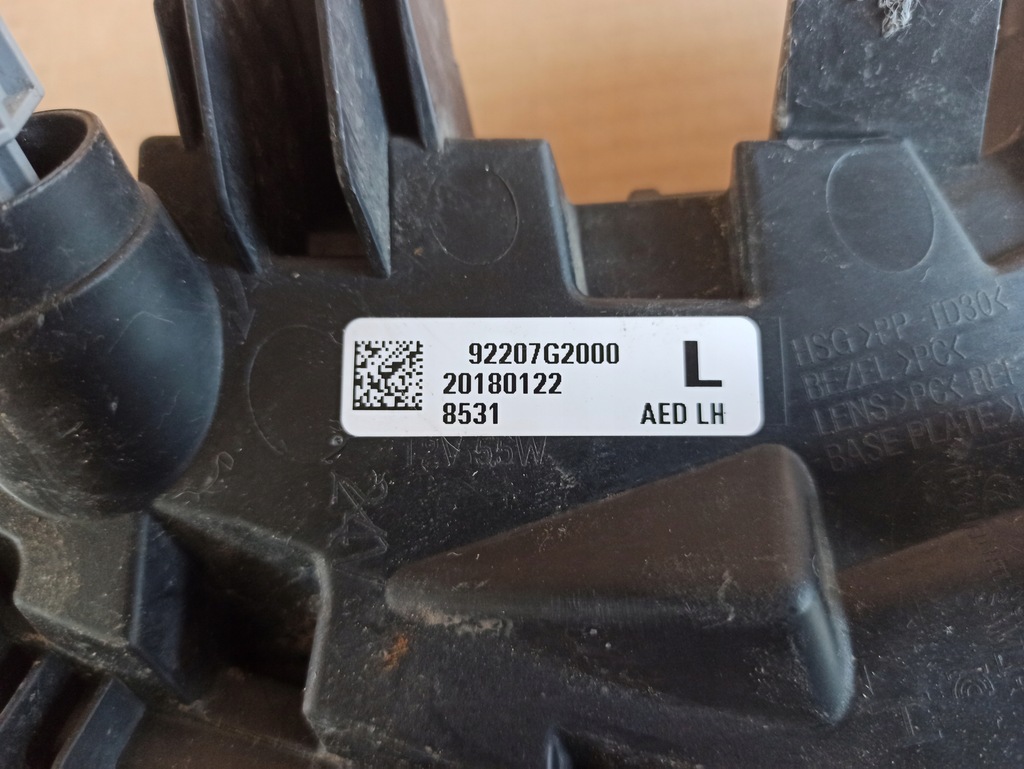 фото №5, Противотуманная фара led левый hyundai ioniq 92207g2000