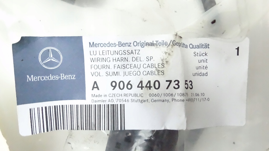 фото №5, Mercedes sprinter w906 шланг датчика рівня пального a9064407353 новий