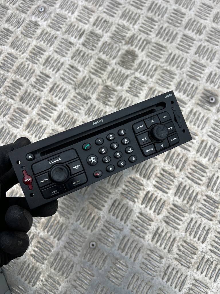 фото №1, Peugeot 307 lift радіо cd mp3 навігація 96632917xt rt3