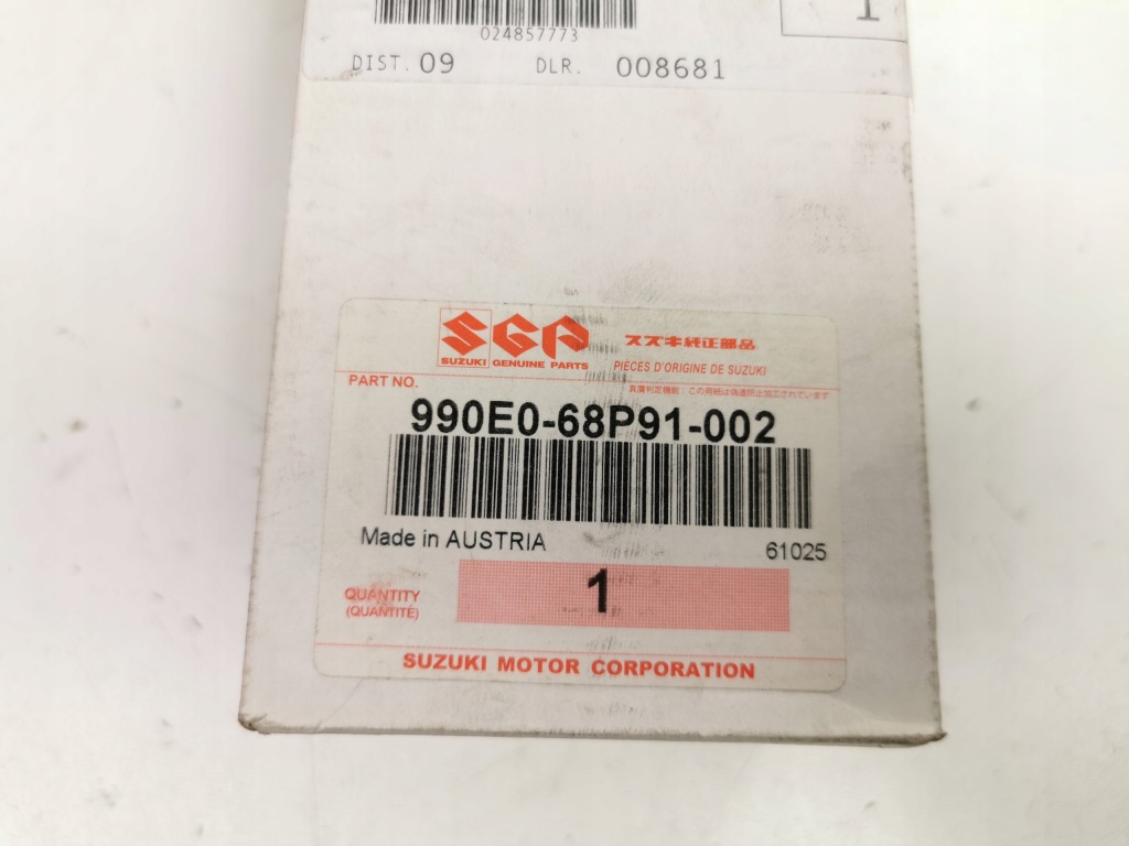 фото №7, Ремень декоративный suzuki baleno ew, красный оригинальный номер 990e0-68p91-002