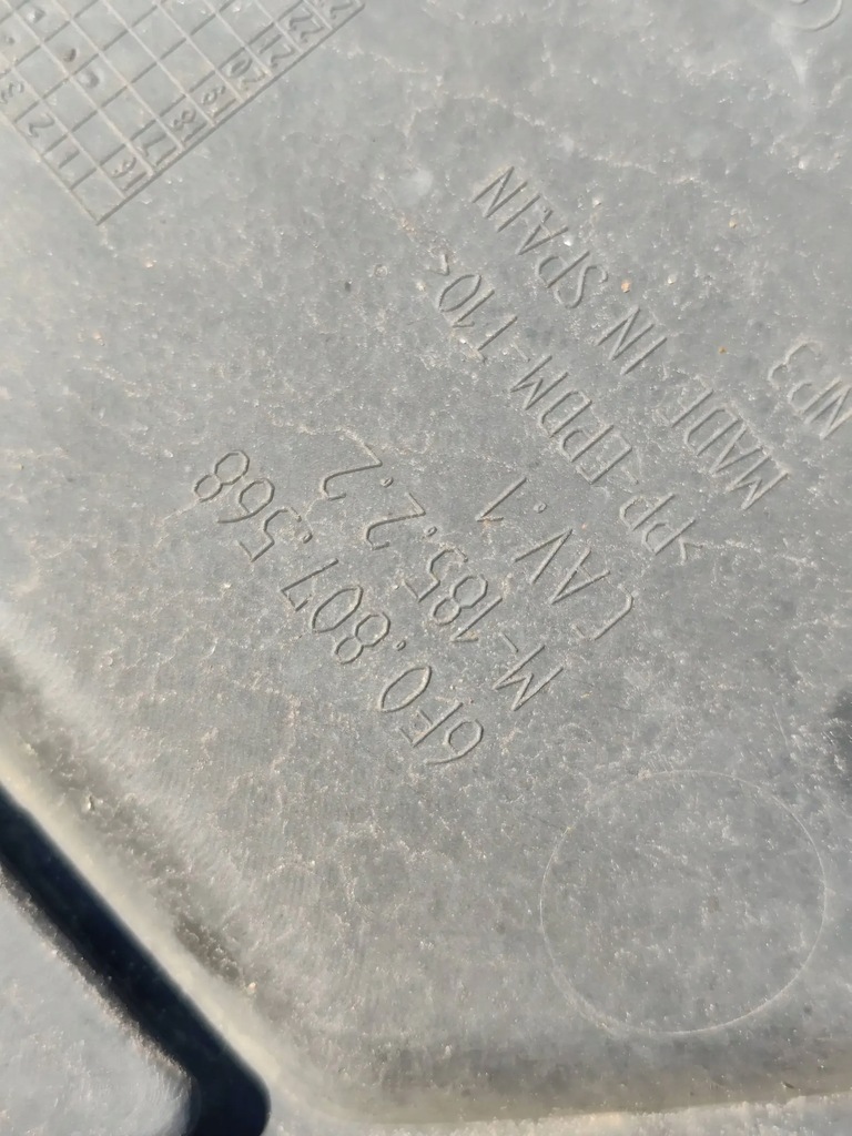 фото №9, Seat ibiza v 6f 17- накладка спойлер дифузор бампера задня заднього оригінал