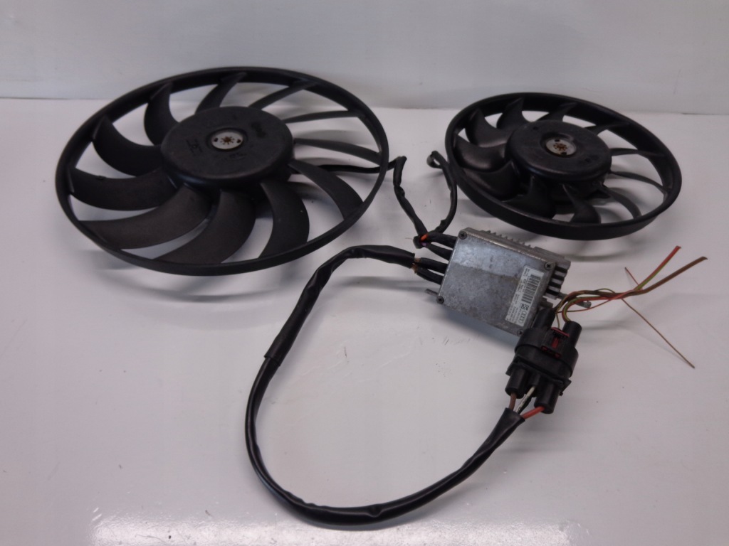 фото №1, Audi a6 c6 2.0 tdi модуль вентилятор вентиляторы радиатора 4f0959501c