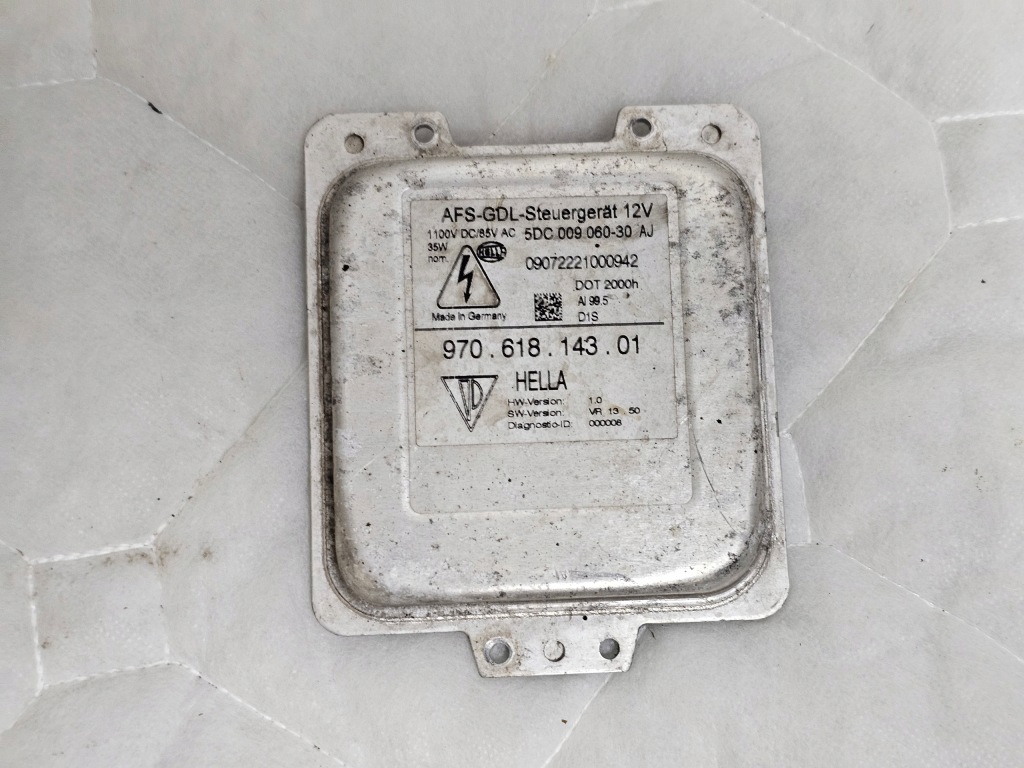 фото №1, Модуль преобразователь лампы свет porsche panamera 970 97061814301