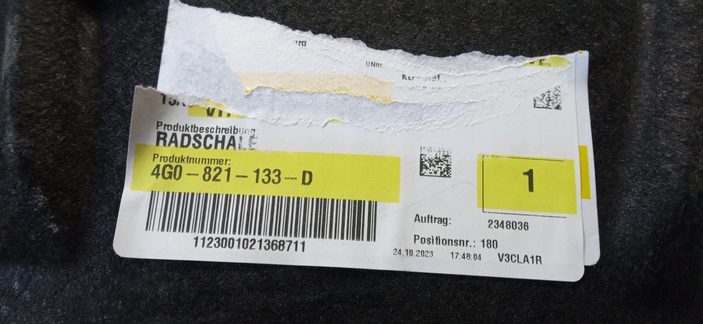 фото №11, Audi a6 s6 s-line c7 11- підкрилок лівий перед ліва передні nowe 4g0821133d