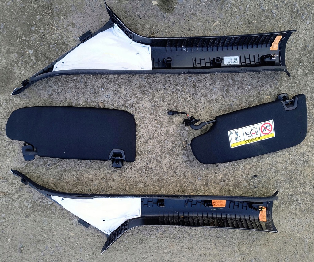 фото №9, Czarna стеля панорама стійки захист козирки ford edge ii lift st-line