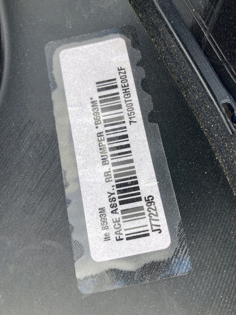 фото №15, Honda civic x r type бампер задняя orygi.