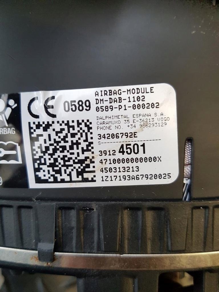 фото №6, Подушка безопасности водителя anglik opel crossland x