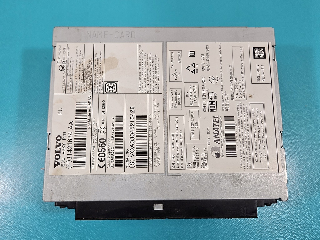 фото №3, Радио заводской volvo v60 i 10- 31421664aa радиопроигрыватель